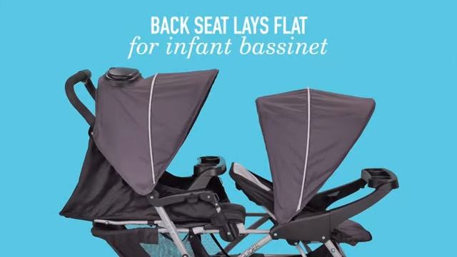 Graco DuoGlider Click Connect Stroller, Glacier смотреть онлайн