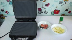 Готовим форель и картофель на гриле в мультипекаре REDMOND 737/6