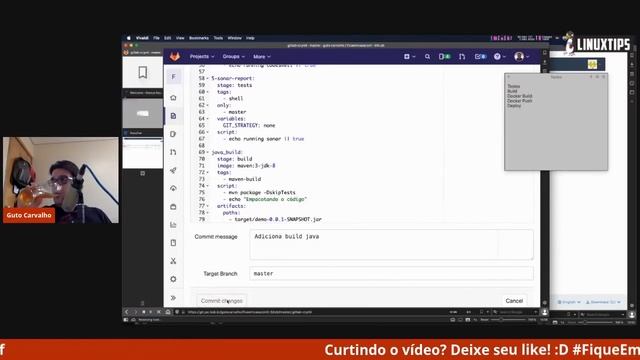 Guto Carvalho - Do commit no GitLab ao deploy K8s, Descomplicando a Pipeline | #FiqueEmCasaConf смотреть онлайн