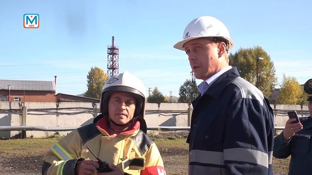 Учения пожарных в "Южном Кузбассе" смотреть онлайн