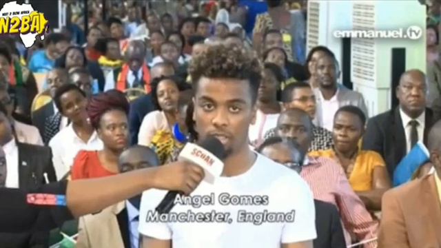 Angel Gomes seen attending TB Joshua's Church in Nigeria смотреть онлайн