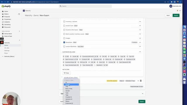 How it works? - Matrixify for Shopify Data Import / Export using Excel смотреть онлайн