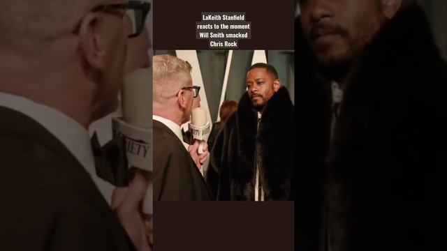LaKeith Stanfield reacts to the moment Will Smith smacked Chris Rock #willsmith #chrisrock #willcla смотреть онлайн