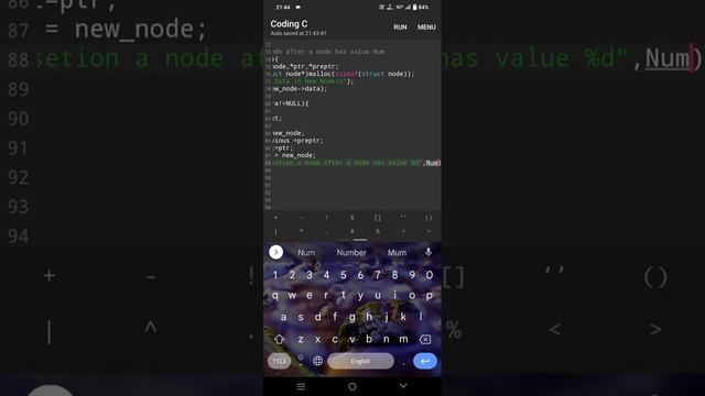 Insert A New Node before a node has value Num is Given||Data Structure||C Program||code_with_me? смотреть онлайн