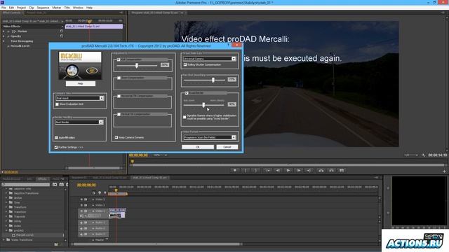 GoPro урок: Стабилизация видео в Adobe Premiere. Mercalli. Советы, экшн-камера гопро, квадрокоптеры смотреть онлайн