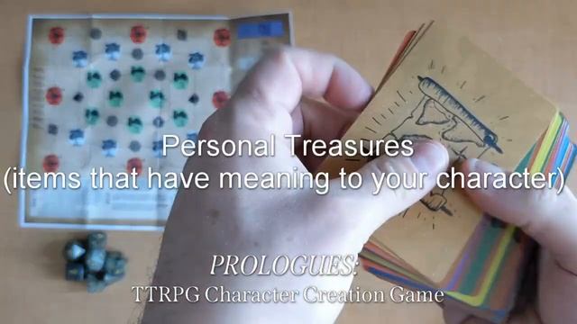 Prologues TTRPG Character Creation Game - v.Alpha Unboxing смотреть онлайн