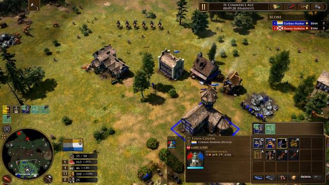 Age of Empires 3 DE: First look at Dutch Highwaymen. Public Beta gameplay смотреть онлайн