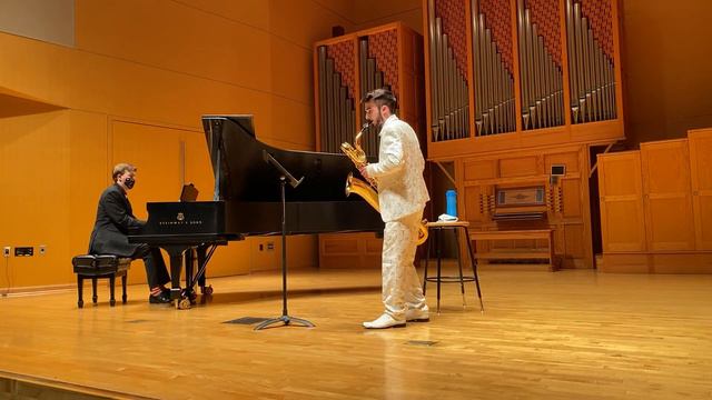 Rachmaninoff, Sonata for Cello and Piano Op. 19, Movement III, Played on Baritone Saxophone смотреть онлайн