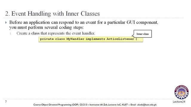 L24-V1 - Event Handling in Java - Graphical User Interfaces (GUI) смотреть онлайн