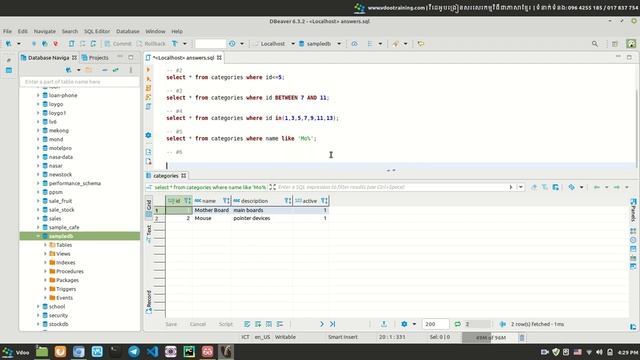 Exercise 4 to 7 in sql-mysql смотреть онлайн