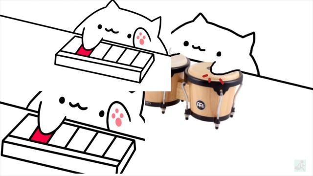 Bongo cat plays DOG by C418 смотреть онлайн