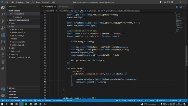 06 - Adicionando HDR na cena - Curso Three.js Configurador de Produto смотреть онлайн