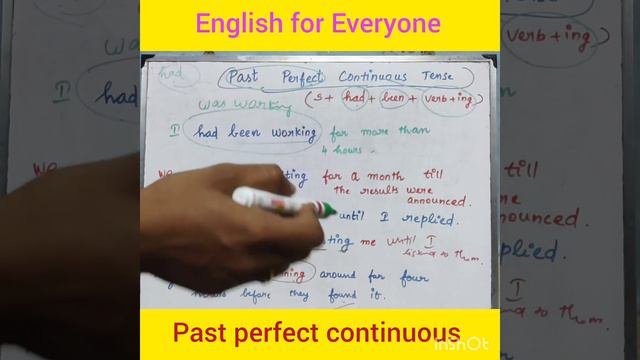 lesson - 7 _ (Tenses) Past Perfect Continuous Tense _ English grammar via Tamil смотреть онлайн
