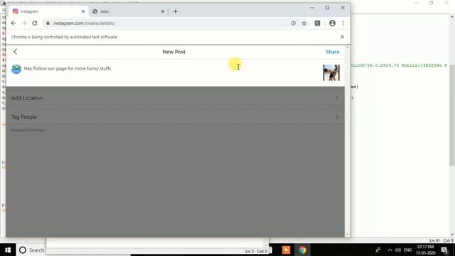 Post a picture automatically on Instagram using Python смотреть онлайн