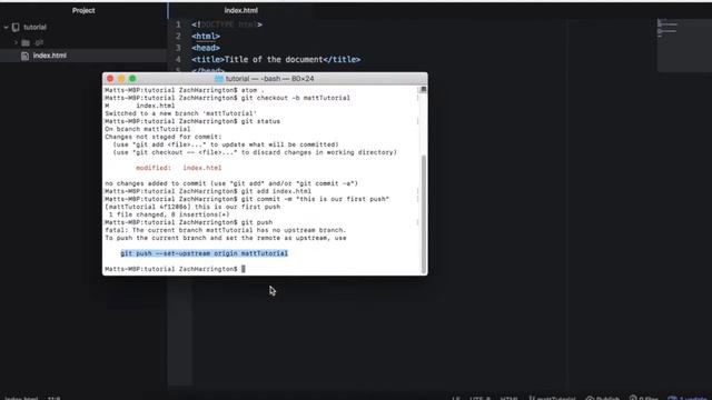 GitHub Fast Forwarding Tutorial смотреть онлайн