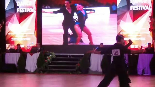 Andrea Silvestri & Váradi Martina Valcer TS, Samba, World Dance Festival 2017 Győr, Hungary смотреть онлайн