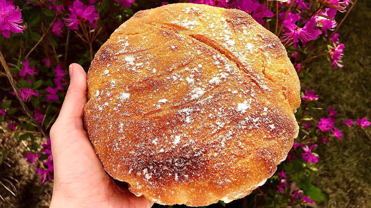 Кукурузный хлеб на закваске, вкусный, полезный, диетический! смотреть онлайн