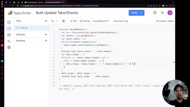 Programmatically Inject a QUERY Formula into your Google Sheet смотреть онлайн