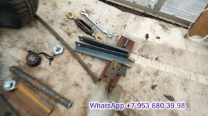 Задняя трехточечная навеска на самодельный минитрактор. Все размеры.