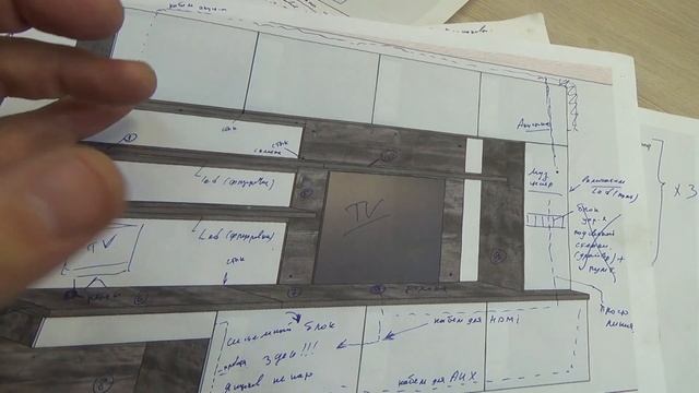 Современная подвесная мебельная стенка / как сделать / часть 2 "сборка нижних баз" смотреть онлайн