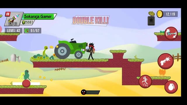 Stickman vs Angry Zombies!! GAMEPLAY Chapter 3 Level 36-50 | BOSS смотреть онлайн