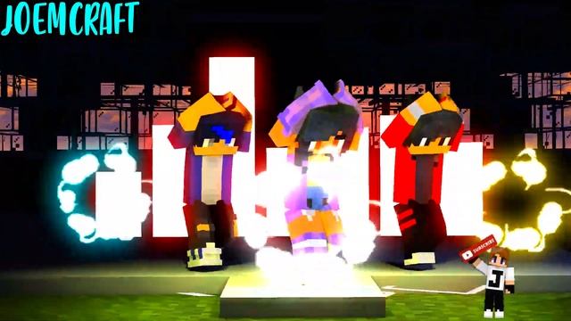 RUNNING AWAY FROM EIN | SHUFFLE DANCE | HERO TONIGHT DANCE - Minecraft Animation смотреть онлайн