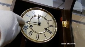 Настенные часы механические Hermle 70965-030141 с маятником и боем