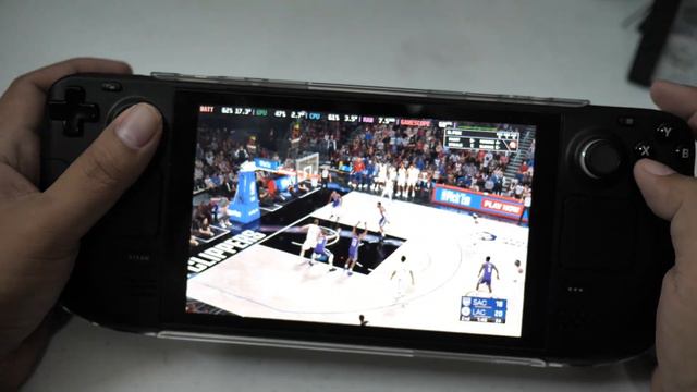 NBA 2K23 Gameplay on Steam Deck 60 FPS смотреть онлайн