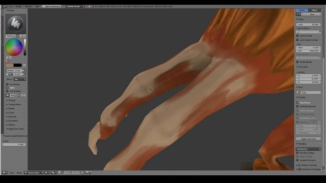 Demon Timelapse. PART 3: Baking & Texturing
