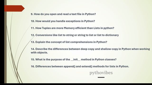 Most Frequently Asked #python #interview #question for #freshers | #realtime | Top 25 #coding смотреть онлайн