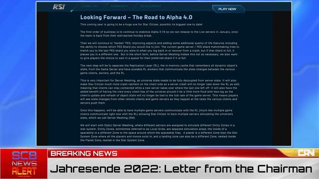 Star Citizen Jahresende 2022: Letter from the Chairman Zusammenfassung | SCB News Alert Special смотреть онлайн