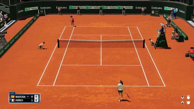 AO Tennis 2 - Paula Badosa vs Fiona Ferro - PS5 Gameplay смотреть онлайн