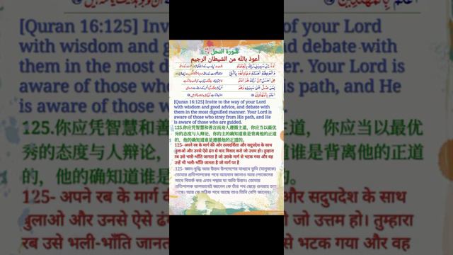 Quran 16 125 Invite Towards Your Lord With Wisdom and Good Advice смотреть онлайн