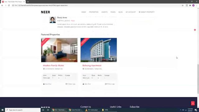 NEER - Real Estate HTML Template смотреть онлайн