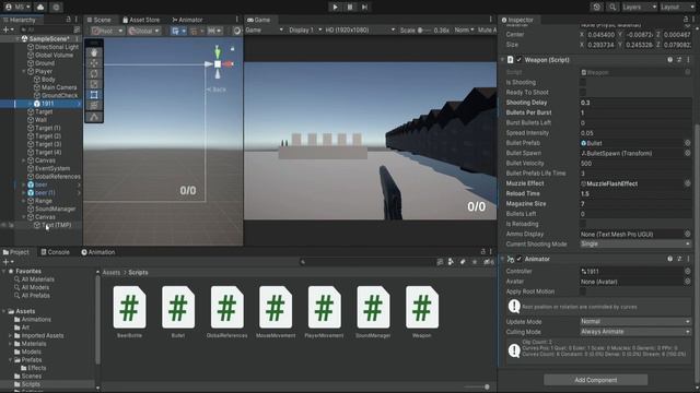 FPS Full Game Tutorial | Unity | Part 8 - Reloading the Weapon смотреть онлайн