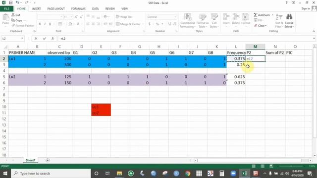 PIC calculation for codominant markers like SSRs using Microsoft excel смотреть онлайн