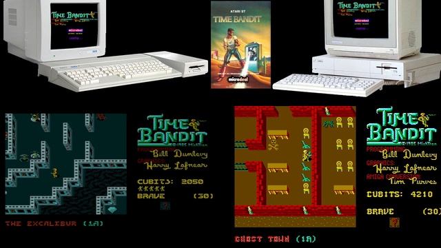 Time Bandit 520ST vs Amiga 1000 SBS смотреть онлайн