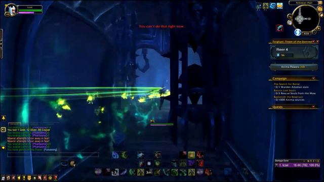WoW Shadowlands Campaign Part 48 - Rescued Baine Bloodhoof from Torghast смотреть онлайн