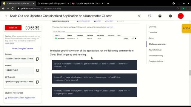 Scale Out & Update a Containerized Application on a Kubernetes Cluster | Cloud Architecture | GSP30 смотреть онлайн