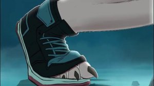 Werewolf foot growth transformation animation