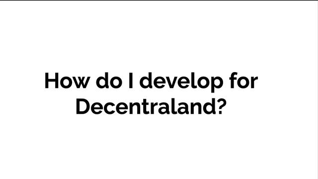 Decentraland 3D Web3 Development with TypeScript смотреть онлайн