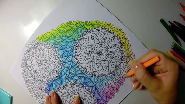Abstract Doodle style with Zendala | Рисуем Дудлинг Узоры смотреть онлайн