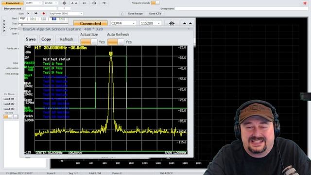 TinySA Ultra - Self Test and Level Calibration смотреть онлайн