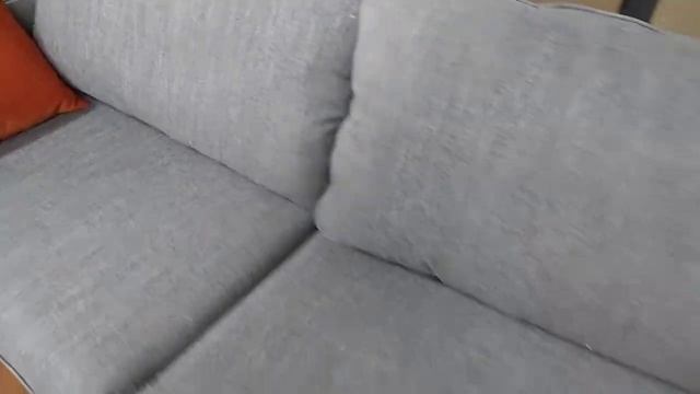 Уютный прямой диван в рогожке. Обратите внимание на диван Бэст в магазине ВсяМебель.