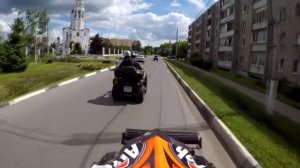 От полиции на Квадроцикле 2   Pursuit of Police of the ATV   Bad weather for the police
