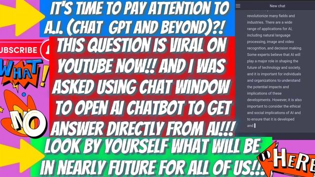 It's Time to Pay Attention to A.I. Chat GPT Itself Says HOW and WHEN смотреть онлайн