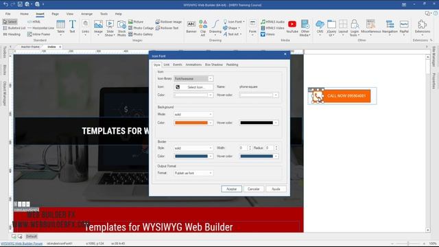 WYSIWYG Web Builder. How to create a floating button to make phone calls. (spanish) смотреть онлайн