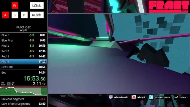 FRACT OSC speedrun (any% in 33:55.15) смотреть онлайн
