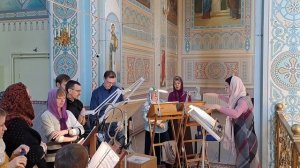 Задостойник "О Тебе радуется"( Греческий распев). Регент Екатерина Артюхова.